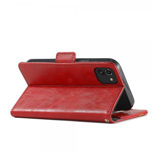 Samsung Galaxy A03 Cover Stripe Rød
