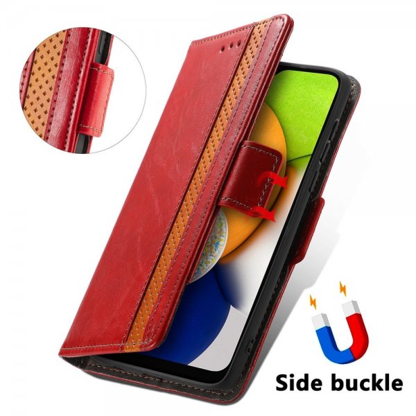 Samsung Galaxy A03 Cover Stripe Rød