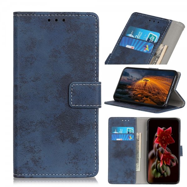 Samsung Galaxy A03 Cover Vintage Blå