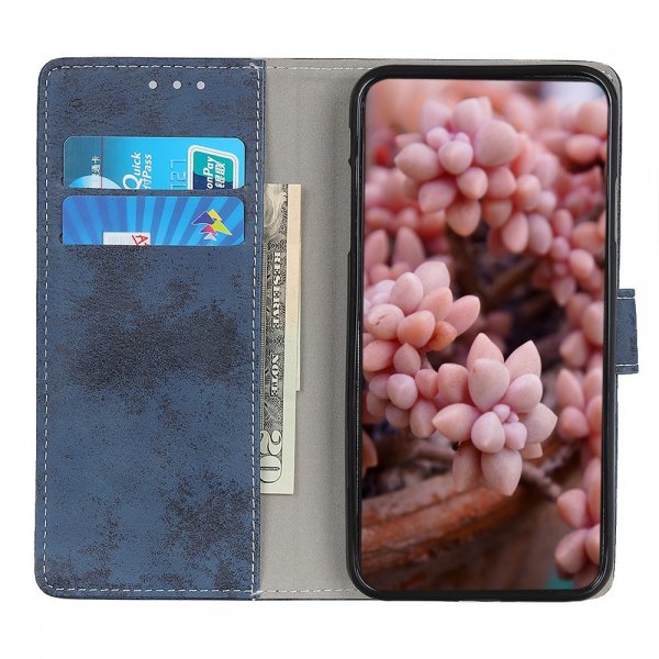 Samsung Galaxy A03 Cover Vintage Blå