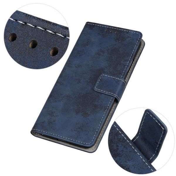 Samsung Galaxy A03 Cover Vintage Blå