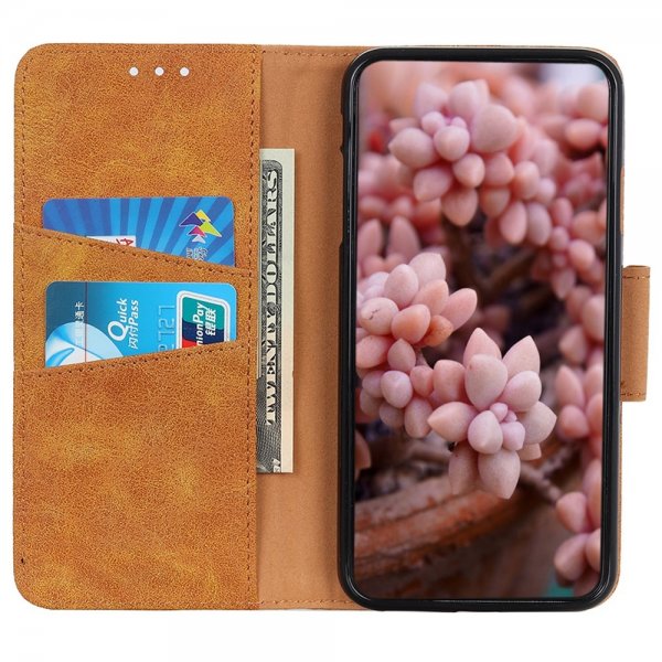Samsung Galaxy A03 Cover Vintage Lysebrun