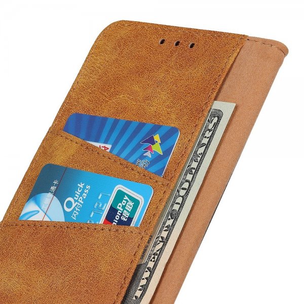 Samsung Galaxy A03 Cover Vintage Lysebrun