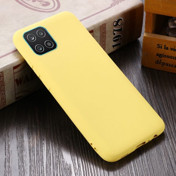 Samsung Galaxy A03 Cover med Strop Silikone Gul