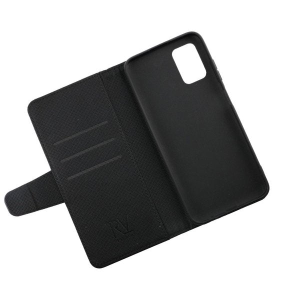 Rvelon Samsung Galaxy A003s Etui Foldbart Kortrum Sort