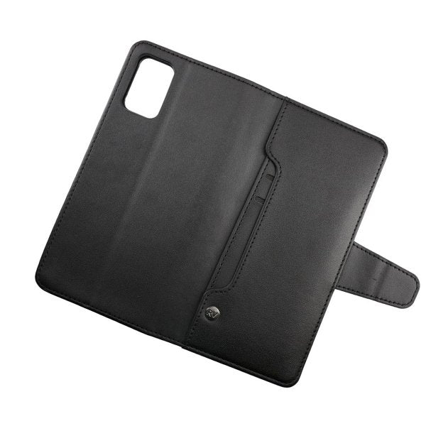 Rvelon Samsung Galaxy A003s Etui Foldbart Kortrum Sort