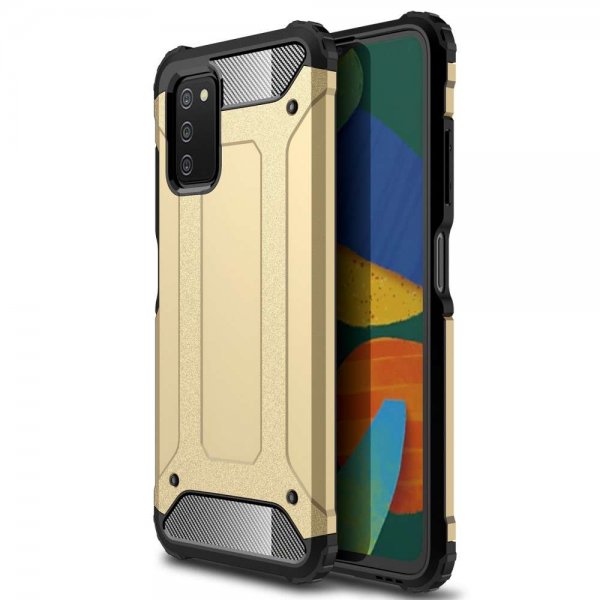 Samsung Galaxy A03s Cover Armor Guld