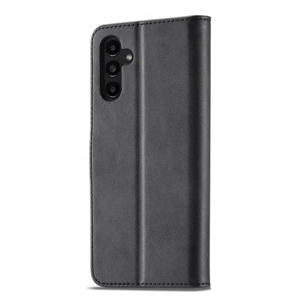 Lc.Imeeke Samsung Galaxy A04s/Galaxy A13 5G Etui med Kortlomme og Stativfunktion Sort