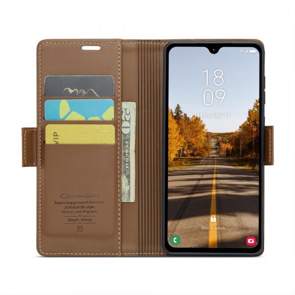 CaseMe Samsung Galaxy A05s Cover 023 Series Brun