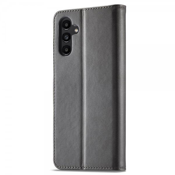 Lc.Imeeke Samsung Galaxy A05s Cover med Kortlomme Stativfunktion Grå