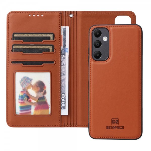 Betopnice Samsung Galaxy A05s Cover med Aftageligt Etui 005 Brun