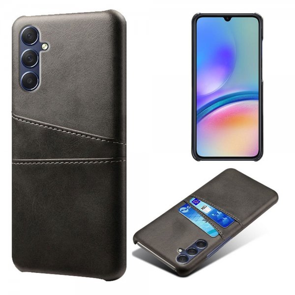 Samsung Galaxy A05s Cover med to Kortlommer Sort