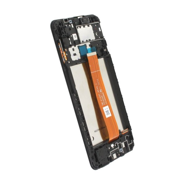 Samsung Galaxy A12 Skærm med LCD Display Original - Sort