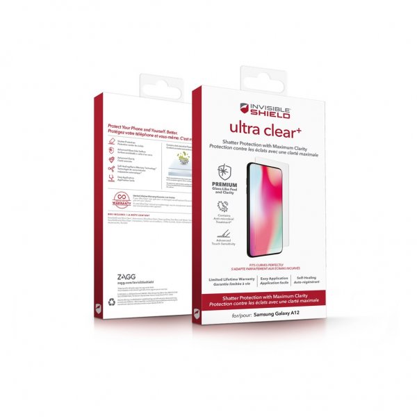 ZAGG InvisibleShield Samsung Galaxy A12 Skærmbeskyttelse Ultra Clear+