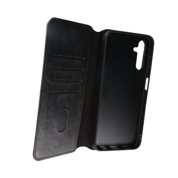Rvelon Samsung Galaxy A14 Cover Magnetisk Aftageligt Etui Sort