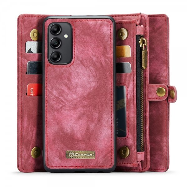 CaseMe Samsung Galaxy A14 Cover 008 Series Aftageligt Cover Rød