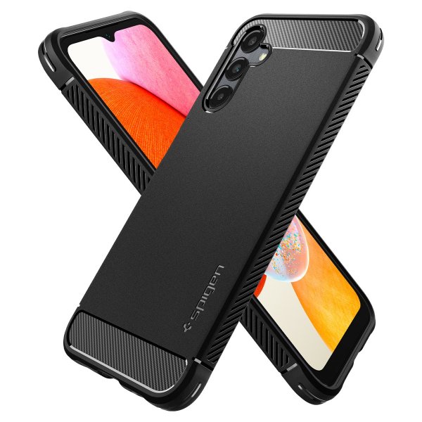 Spigen Samsung Galaxy A14 Cover Rugged Armor Mat Sort