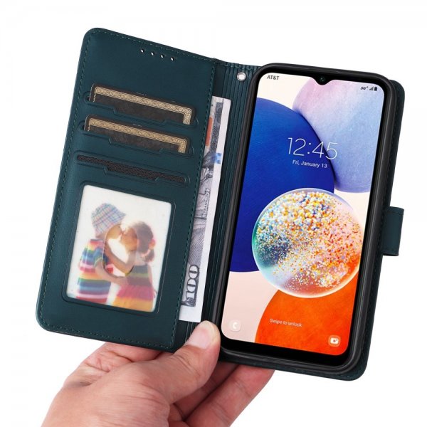 Betopnice Samsung Galaxy A14 Cover med Aftageligt Skal 005 Blå