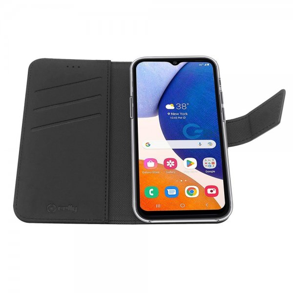 Celly Samsung Galaxy A14 Cover Wally Wallet Case Sort