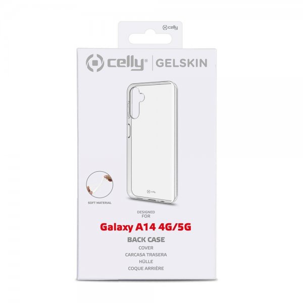 Celly Samsung Galaxy A14 Cover GELSKIN Transparent