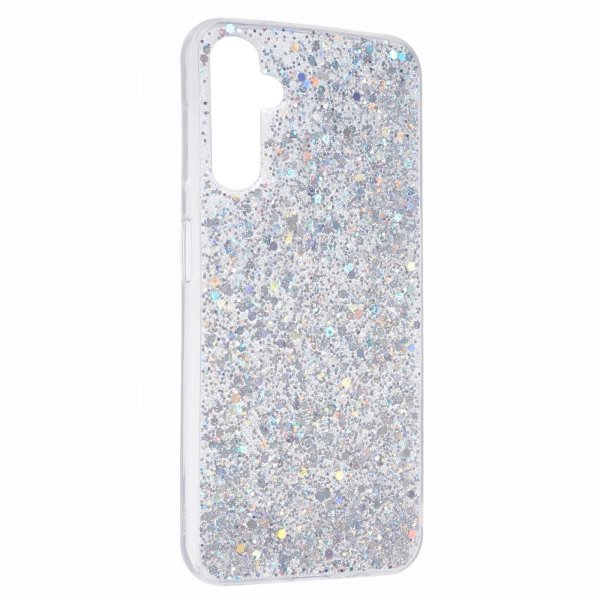 Nordic Covers Samsung Galaxy A14 Cover Sparkle Series Stardust Silver