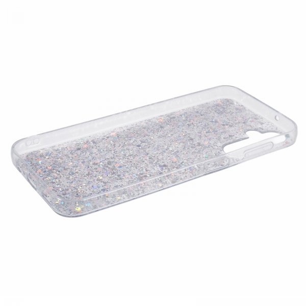 Nordic Covers Samsung Galaxy A14 Cover Sparkle Series Stardust Silver