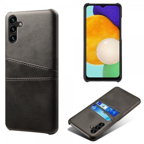 Samsung Galaxy A14 Cover med to Kortlommer Sort
