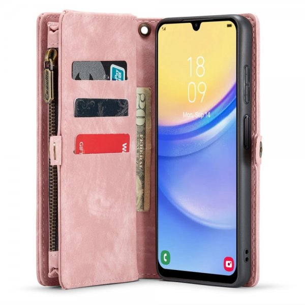 CaseMe Samsung Galaxy A15 Cover 008 Series Aftageligt Cover Rosa