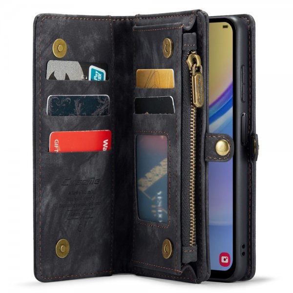 CaseMe Samsung Galaxy A15 Cover 008 Series Aftagelig Skal Sort