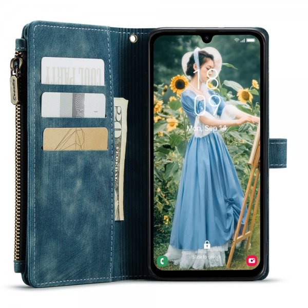 CaseMe Samsung Galaxy A15 Cover C30 Series Blå