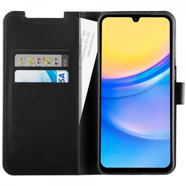 Vivanco Samsung Galaxy A15 Cover Classic Wallet Sort