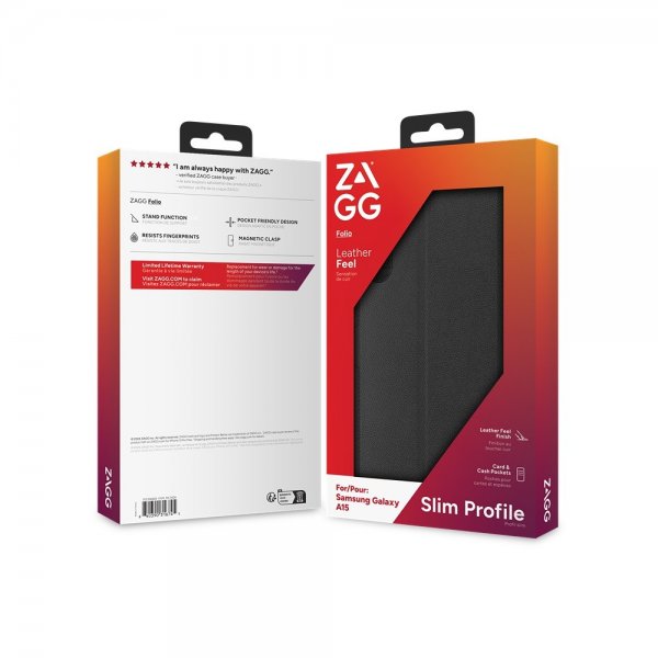 ZAGG Samsung Galaxy A15 Cover Folio Sort