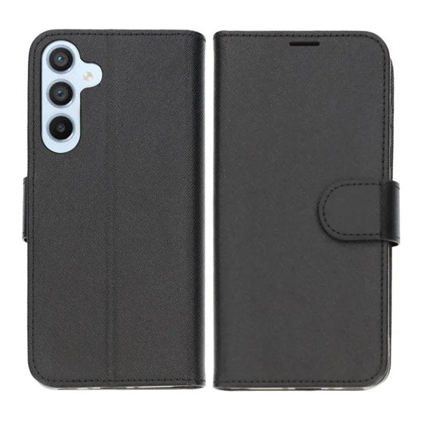 Samsung Galaxy A15 Cover med Stander Sort