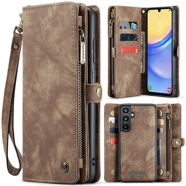 CaseMe Samsung Galaxy A16 Etui 008 Series Aftageligt Cover Brun