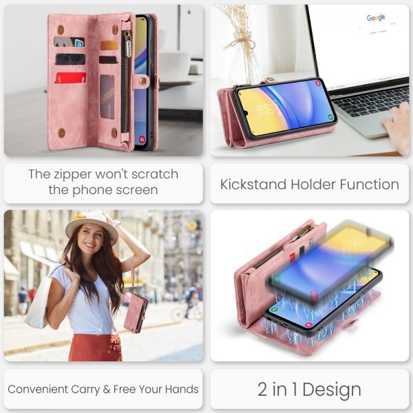 CaseMe Samsung Galaxy A16 Fodral 008 Series Aftageligt Cover Rosa