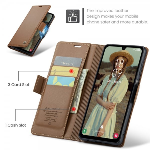 CaseMe Samsung Galaxy A16 Etui 023 Series Brun
