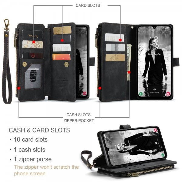 CaseMe Samsung Galaxy A16 Etui C30 Series Sort