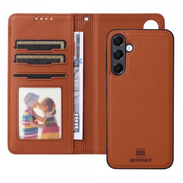 Betopnice Samsung Galaxy A16 Etui med Aftageligt Cover 005 Brun