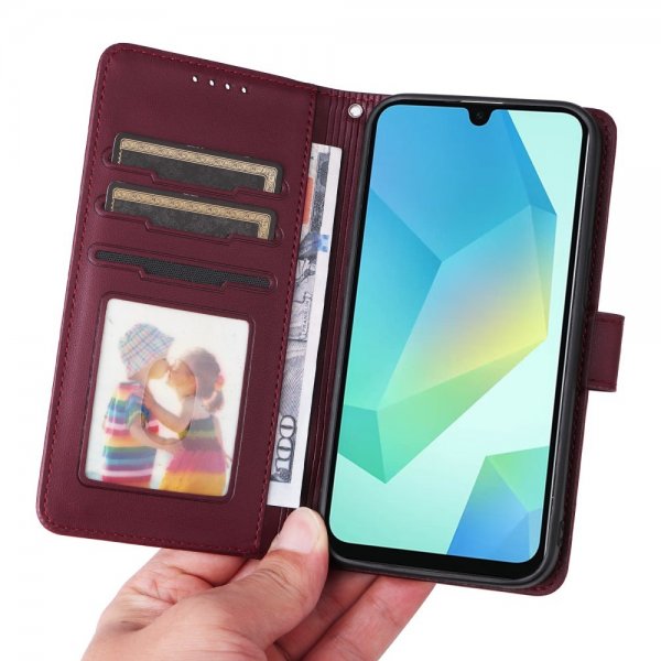 Betopnice Samsung Galaxy A16 Etui med Aftageligt Cover 005 Rød