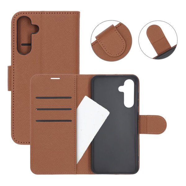 Samsung Galaxy A16 Etui med Stander Brun