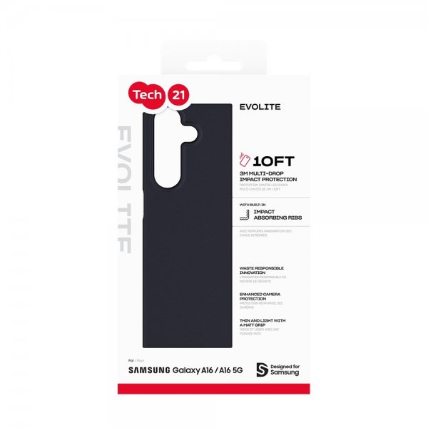 Tech21 Samsung Galaxy A16 Cover EvoLite Sort
