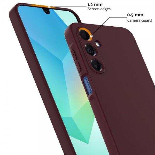 Samsung Galaxy A16 Cover med Rem Silikone MagSafe Vinrød