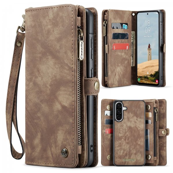 CaseMe Samsung Galaxy A17 Cover 008 Series Aftageligt Cover Brun