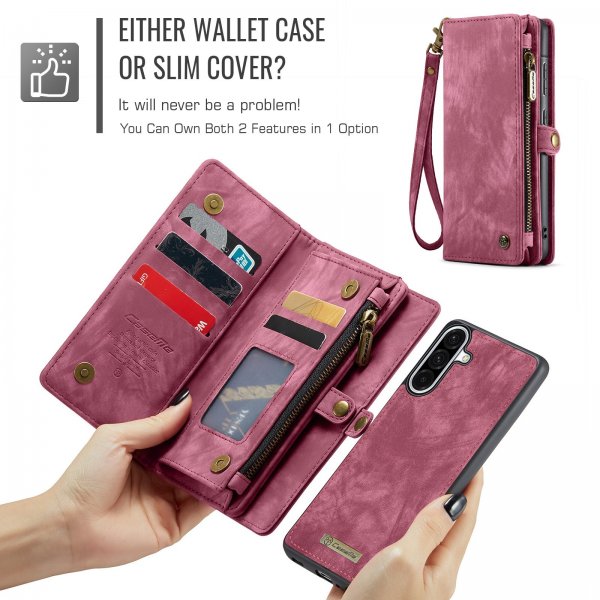 CaseMe Samsung Galaxy A17 Cover 008 Series Aftageligt Cover Rød