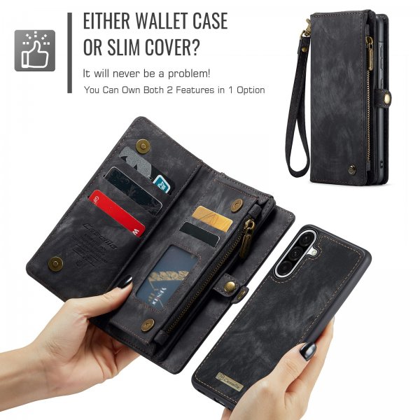 CaseMe Samsung Galaxy A17 Cover 008 Series Aftageligt Cover Sort