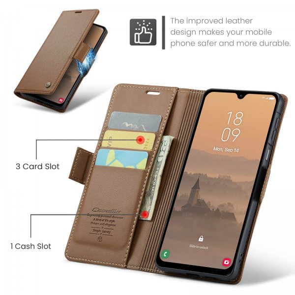 CaseMe Samsung Galaxy A17 Cover 023 Serie Brun