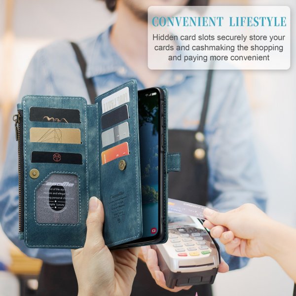 CaseMe Samsung Galaxy A17 Cover C30 Series Blå
