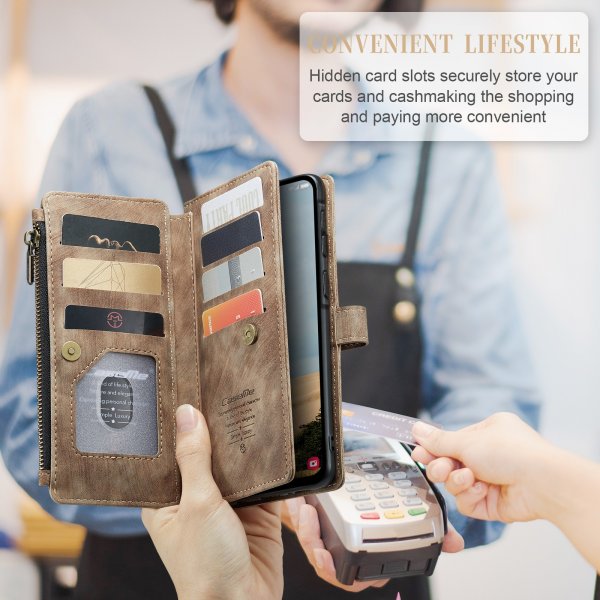 CaseMe Samsung Galaxy A17 Cover C30 Series Brun