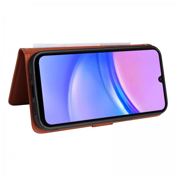 Betopnice Samsung Galaxy A17 Cover med Aftageligt Cover 005 Brun