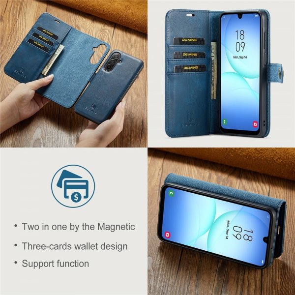 Dg.Ming Samsung Galaxy A17 Cover med Aftageligt Cover Blå